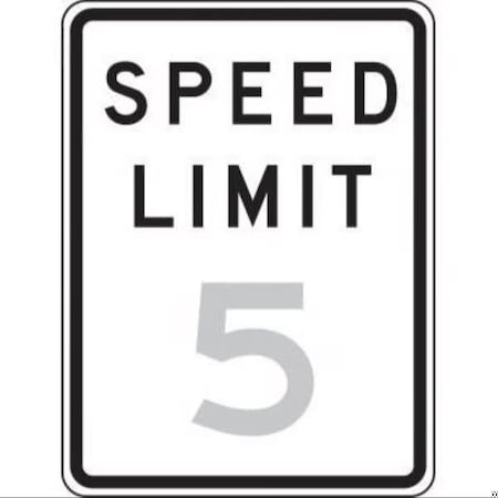 Accuform SPEED SIGN 30 in X 24 in HIGH INTENSITY FRR20625HP